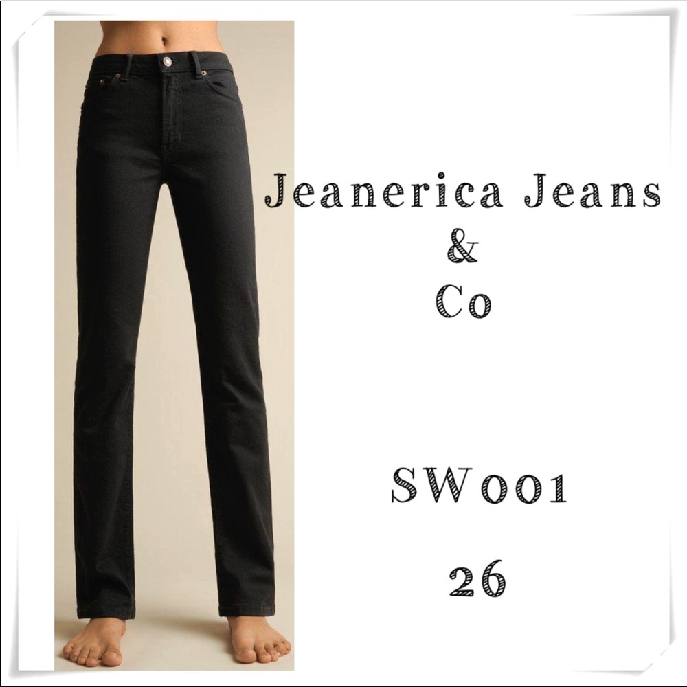 Jeanerica Jeans & Co Sw001 Black 2 Weeks Jeans New With Tags